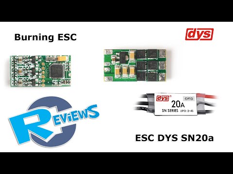 Burning DYS SN20a ESC - faulty moment captured ESC on fire - UCv2D074JIyQEXdjK17SmREQ