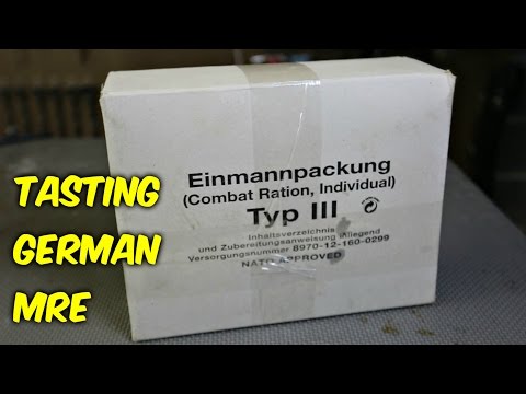 Tasting German Military MRE (Meal Ready to Eat) - UCe_vXdMrHHseZ_esYUskSBw