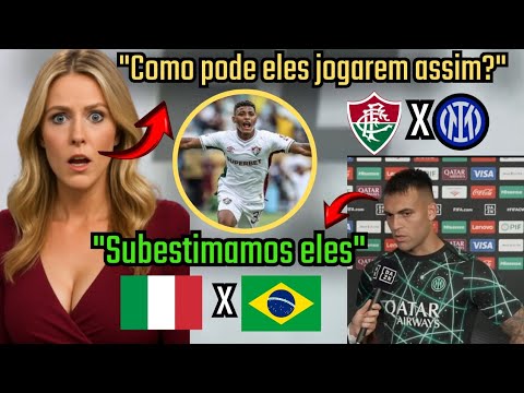 IMPRENSA ITALIANA SE RENDE AO FLUMINENSE APÓS VITÓRIA CONTRA A INTER.