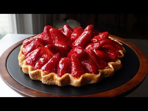 Fresh Strawberry Tart - Easy "Free-Form" Strawberry Tart Recipe - UCRIZtPl9nb9RiXc9btSTQNw