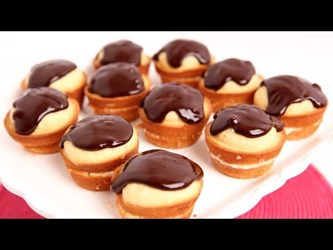 Boston Cream Cupcakes Recipe - Laura Vitale - Laura in the Kitchen Episode 737 - UCNbngWUqL2eqRw12yAwcICg