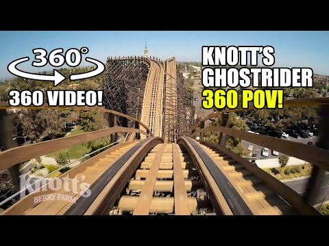 Ghostrider Roller Coaster 360 VR POV Knotts Berry Farm California - UCT-LpxQVr4JlrC_mYwJGJ3Q