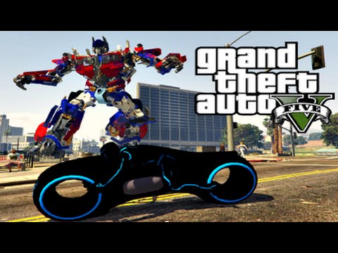 GTA 5 Mods - TRON MOD!! (TRON VS OPTIMUS PRIME)(GTA 5 Mod Gameplay) - UCrkfdiZ4pF3f5waQaJtjXew