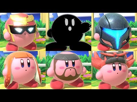 Super Smash Bros Ultimate - All Kirby Hats and Powers - UC-2wnBgTMRwgwkAkHq4V2rg
