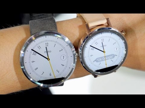 Moto 360 vs Moto 360 (2nd Gen): Show Floor Comparison - UCO_vmeInQm5Z6dEZ6R5Kk0A