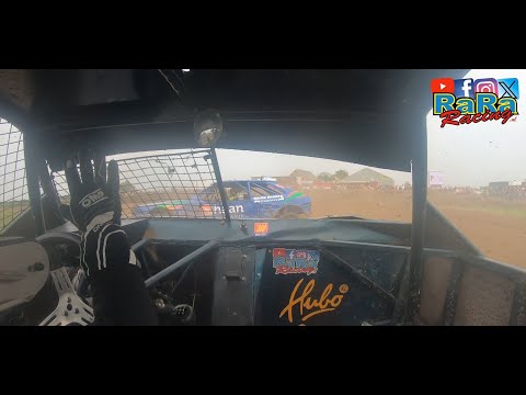Vrijestandaard onboard Frije Cross Blija - Berend Pars - RaRaRacing - dirt track racing video image