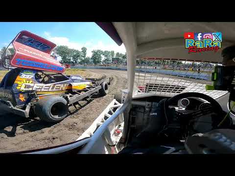 Onboard Brisca F1 Stockcar FRL79 Louw de Vries - 11 augustus 2024 - ACON Autocross RaRaRacing - dirt track racing video image