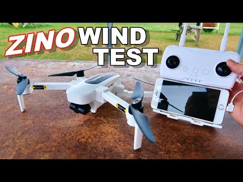 Hubsan Zino Wind Test & Flight Time Awesome 4K 3 Axis GPS Drone - TheRcSaylors - UCYWhRC3xtD_acDIZdr53huA