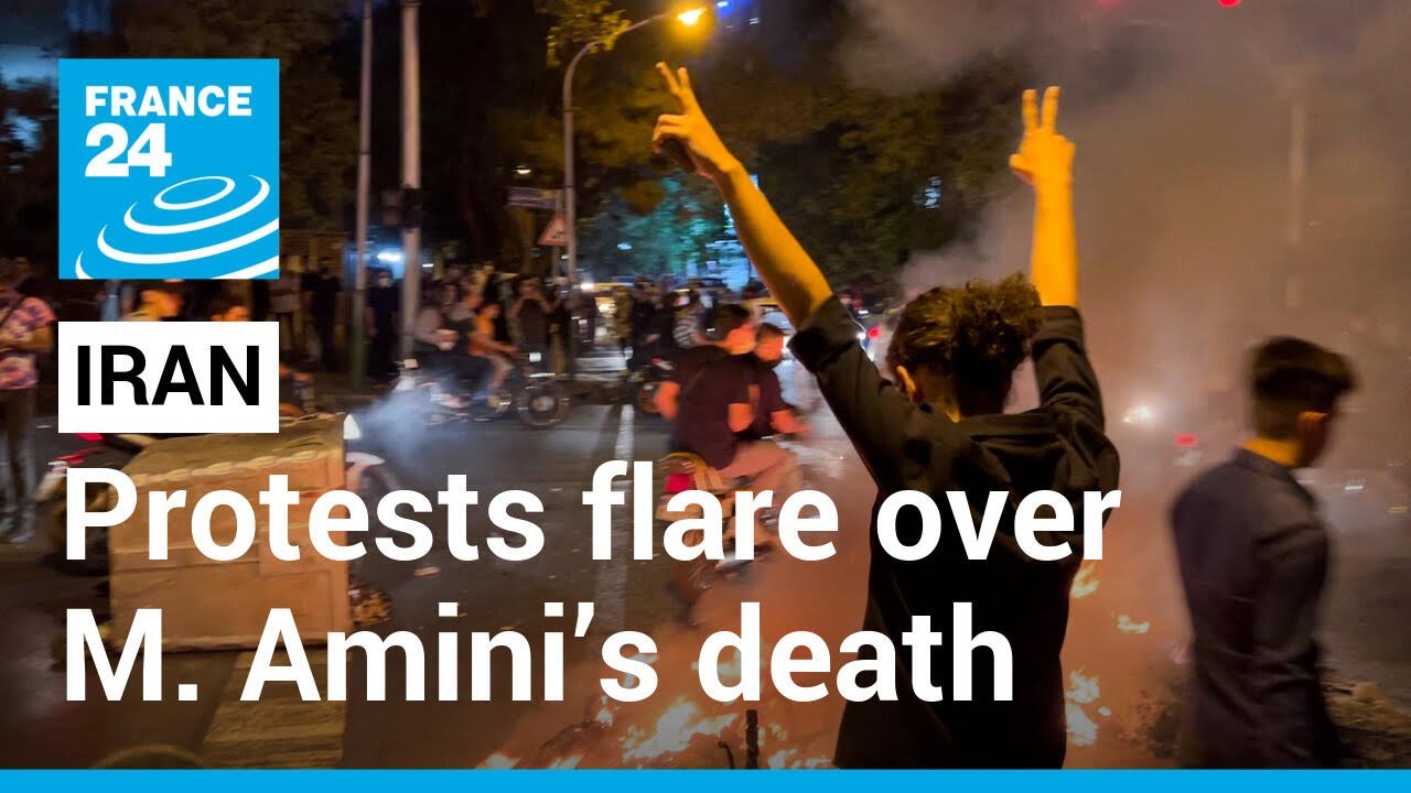 Iran protests flare over Mahsa Amini’s death for 10th night, defying crackdown • FRANCE 24