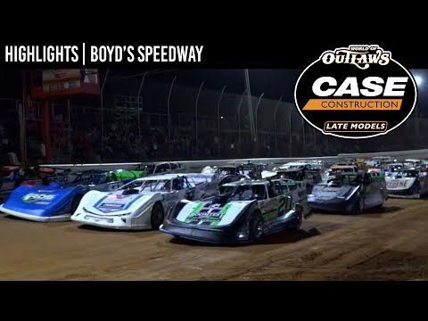 World of Outlaws CASE Late Models at Boyd’s Speedway September 23, 2022 | HIGHLIGHTS - dirt track racing video image