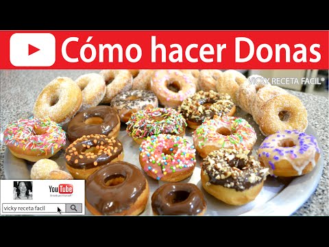 CÓMO HACER DONAS | Vicky Receta Facil - UCewhO42h_TIKZdntpI-v39g