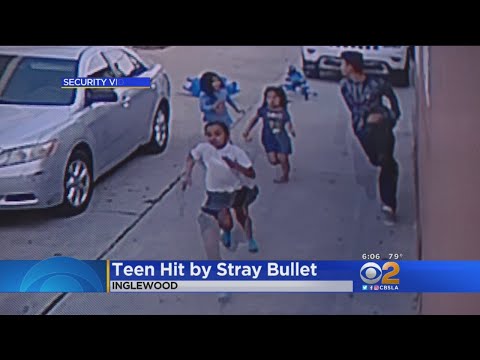 Boy, 13, Hit By Stray Bullet During Gang Shootout In Inglewood