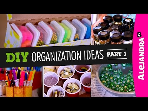 DIY Organization Ideas (Part 1) - UCcvu0uB6SzugED_5FEC7Z0Q