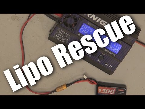 How to recharge a fully flat lipo (lithium polymer) battery - UCahqHsTaADV8MMmj2D5i1Vw