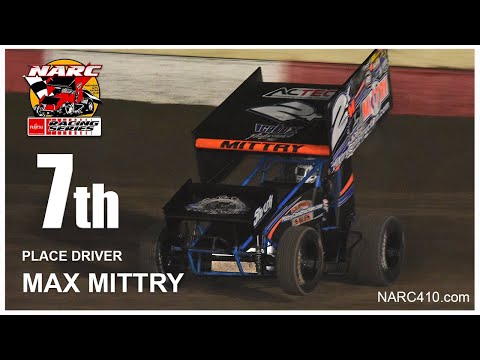 2022 NARC SEVENTH PLACE DRIVER - MAX MITTRY - dirt track racing video image