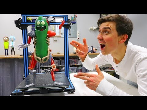 NEW 3D Printed Pickle Rick - Painted Rat Suit - UC873OURVczg_utAk8dXx_Uw