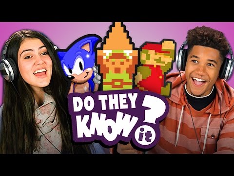 DO TEENS KNOW CLASSIC VIDEO GAME THEMES? (REACT: Do They Know It?) - UCHEf6T_gVq4tlW5i91ESiWg