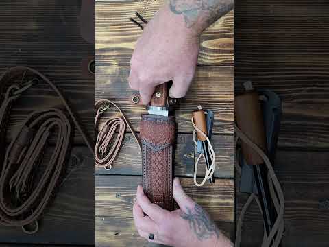 BA-KOR 7mm 9CR18MOV steel (15.6IN) sandalwood handle full Tang fixed knife+scabbard+ shoulder strap