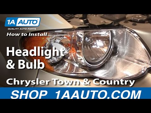 chrysler voyager headlight bulb replacement