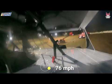 #56 Shadren Turner - B-Mod - 3-30-2024 Springfield Raceway - In Car Camera - dirt track racing video image