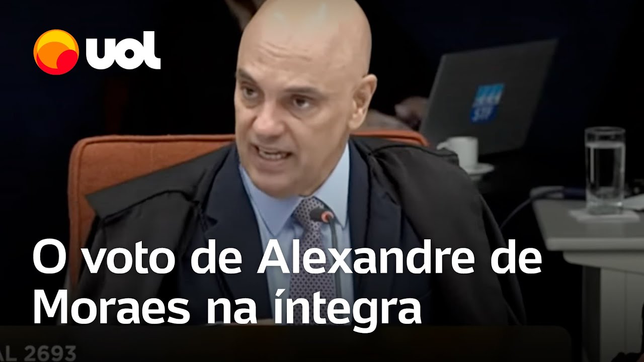 Moraes vota para condenar réus de trama golpista e absolver delegado veja voto na íntegra