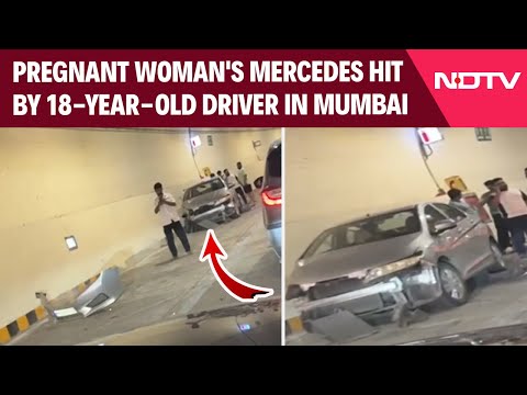 Mumbai News | Pregnant Woman's Mercedes Rear-Ended By 18-Year-Old Driver In Mumbai