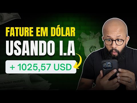 COPIE ISSO e Veja como Ganhar em dólar na Internet usando I.A