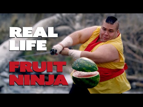 Podobno gra Fruit Ninja wciąga - ale żeby aż tak?