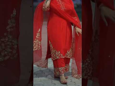 latest trending party wear designer suit #new #fashion #trending#punjabisong#viral #ytshorts#dress