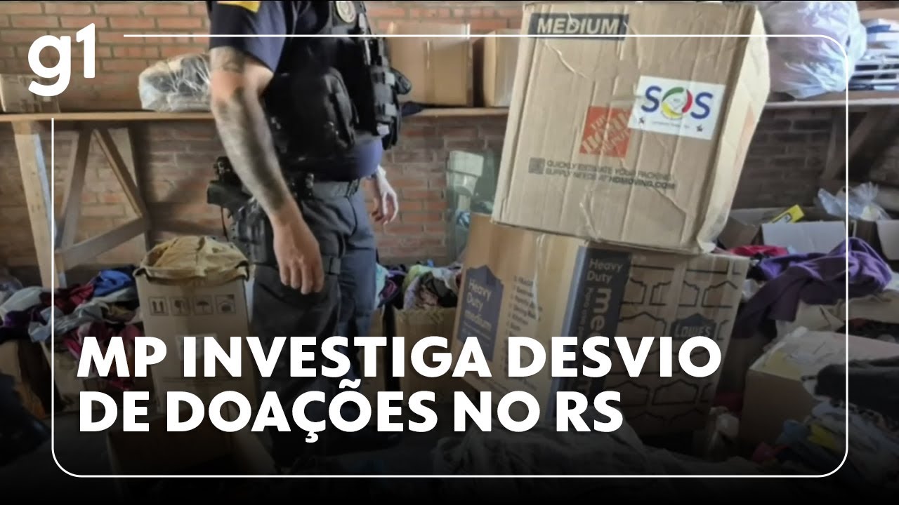 Jornal Hoje Ministério Público investiga desvio de doações no Rio Grande do Sul
