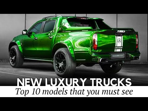 10 Flagship Pickup Trucks Featuring Strong Powertrains and Luxurious Interiors