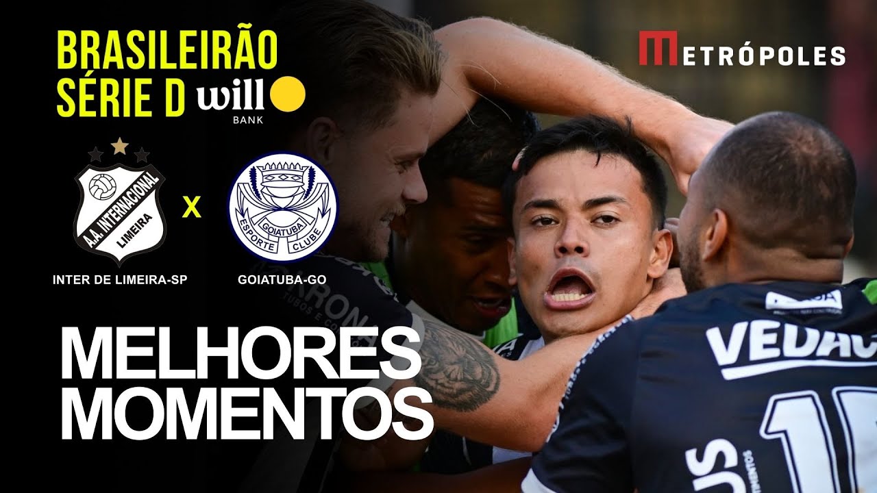 Confira melhores momentos de INTER LIMEIRA SP 1 X 0 GOIATUBA GO pelo Brasileirão Série D Will Bank