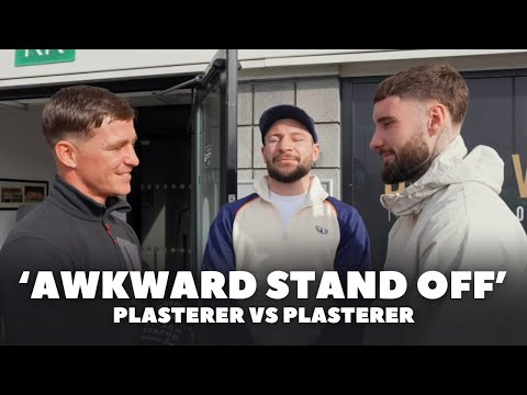 REECE MOULD & LEWIS SYLVESTER AWKWARD FACE OFF AS BOTH INTERVIEWED TOGETHER