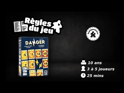 ⚡danger⚡ règle du jeu #laboitedejeu #expliquemoica