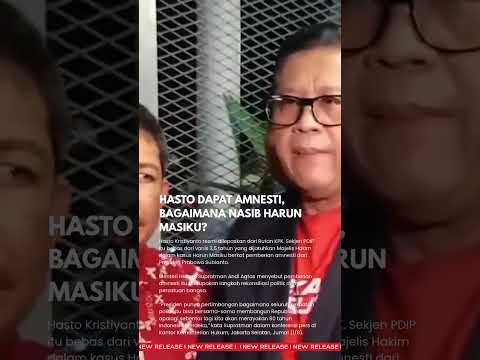 Hasto Kristiyanto Bebas Usai Jalani Penahanan Kurang dari 6 Bulan