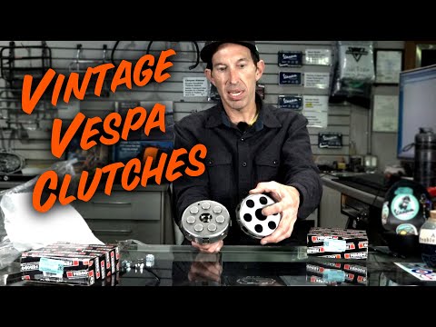 Two Types of Vintage Vespa Clutches and How to Rebuild Them