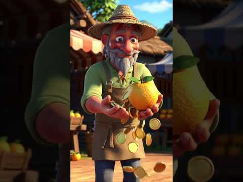 "जब किसान को मिट्टी में मिला जादुई बीज 🌱 | Emotional Hindi Story#cartoon #shorts #aianimation #viral