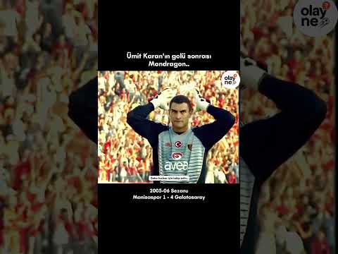 Ümit Karan'ın Van Basten golü sonrası Mondragon..  #viral #galatasaray #football #futbol #shorts
