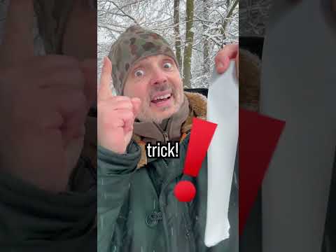 Tape Lifesaving Winter Survival Hack #survival