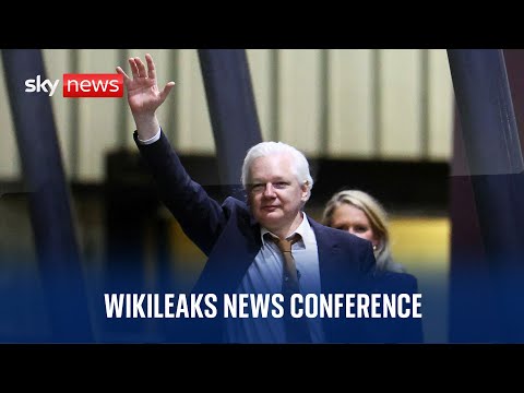 WikiLeaks holds news conference in Canberra after Julian Assange arrives in Australia