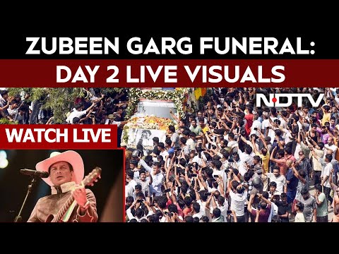 Zubeen Garg News LIVE | Zubeen Garg Last Rites | Fans Break Down At Zubeen Garg's Funeral