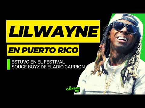 Lil Wayne en Puerto Rico con Eladio Carrion, Rich the Kid y Fivio Foreign, Sauce Boyz Fest