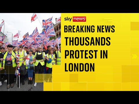 Police say 110,000 at 'Unite the Kingdom' rally