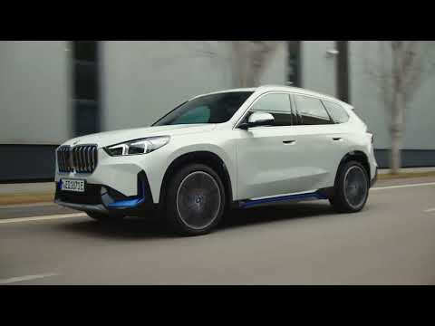 BMW iX1 Electric SUV Driving Footage