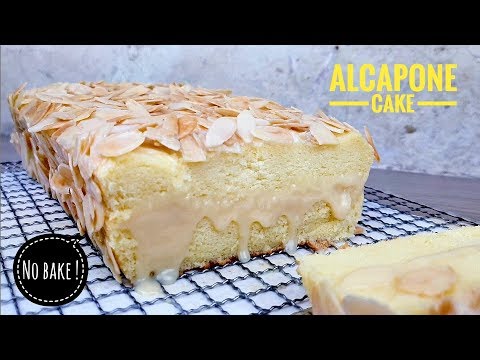 Alcapone inspired cake | No bake Alcapone | Almond cake with white chocolate glaze(easy recipe)