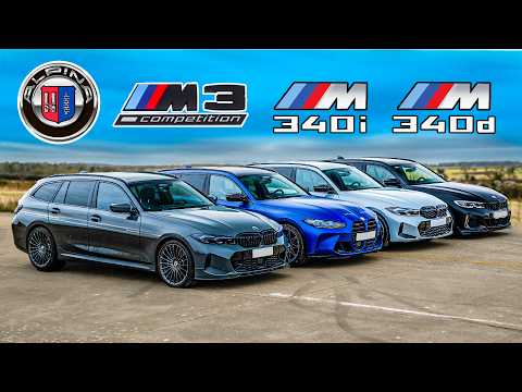 BMW Touring Cars Face Off: M3 Dominates in Epic Drag Race Showdown