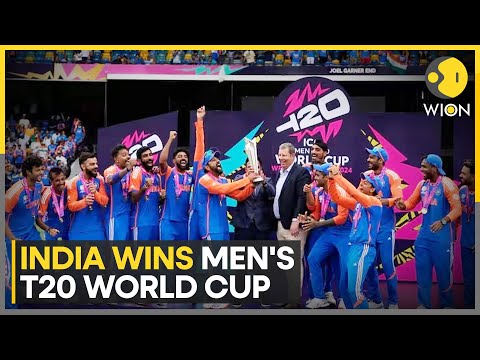 India wins the T20 World Cup, defeating South Africa for the cricket title | WION Sports