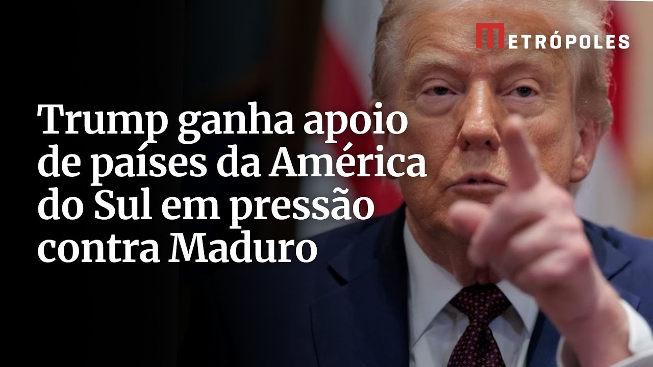 TRUMP APOIOS CONTRA MADURO   MARIA CLARA