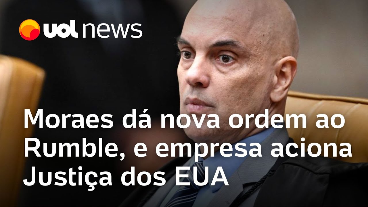 Moraes dá nova ordem ao Rumble e empresa aciona Justiça dos EUA contra decisão do STF