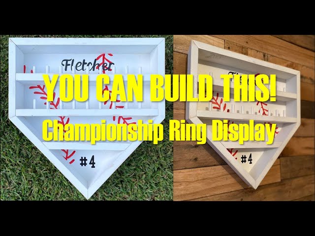 How to Make a Home Plate Baseball Display Case